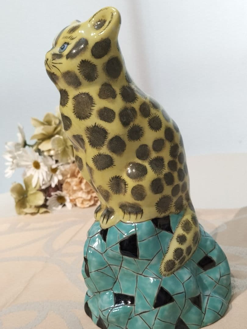 レア品　作家物　レトロ　焼き物Vintage　フィギュリン　ねこ　猫