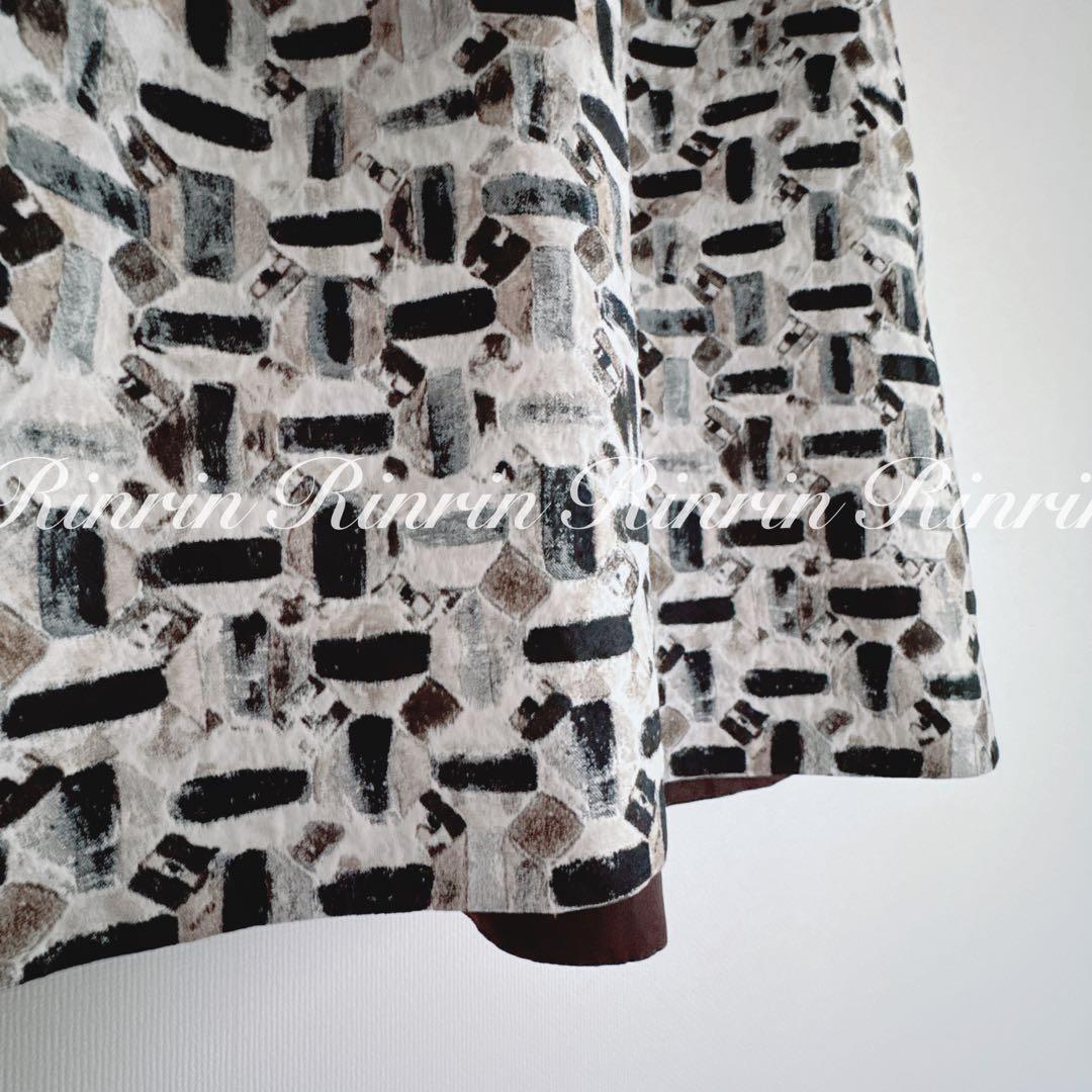 ANAYI オードトワレジャガード後ろ切り替えスカート 36