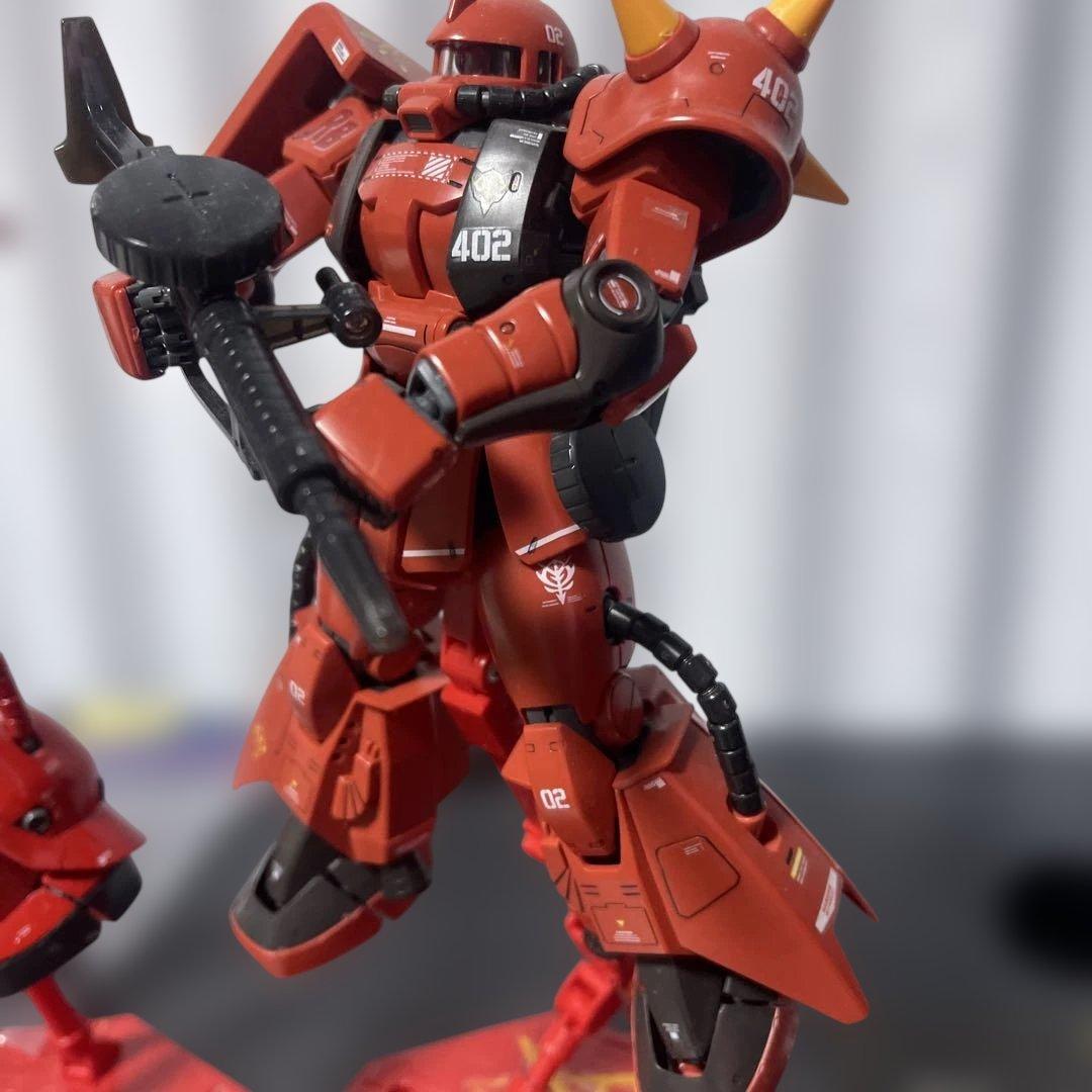 【美】MG1/100シャア専用ザクⅡ MGジョニーライデン専用ザクⅡ２体セット