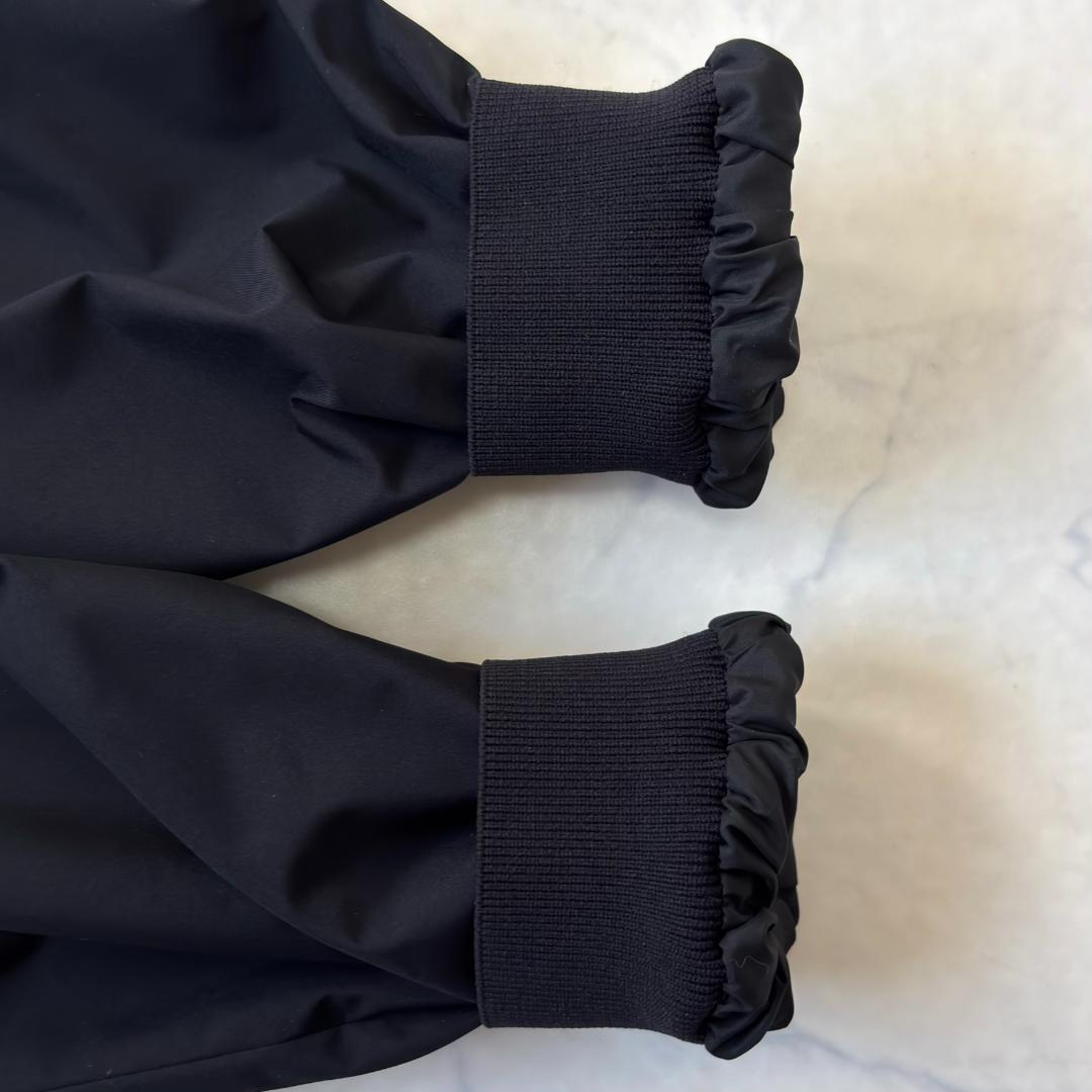 ヘルノ ラミナー ゴア Gore ロゴ ジップアップブルゾン 黒 46 tv1