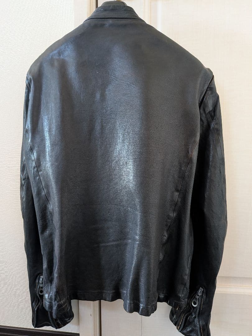 バックラッシュ　イサムカタヤマ　シングルライダース　カーフ　サイズS