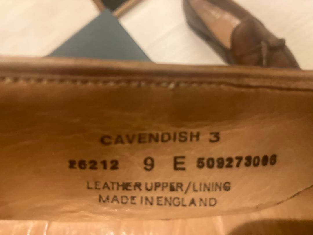 美品　クロケット＆ジョーンズ　キャベンディッシュ3 UK9E