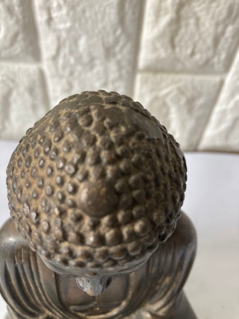 古仏像，古銅製，「貞觀年製」在銘