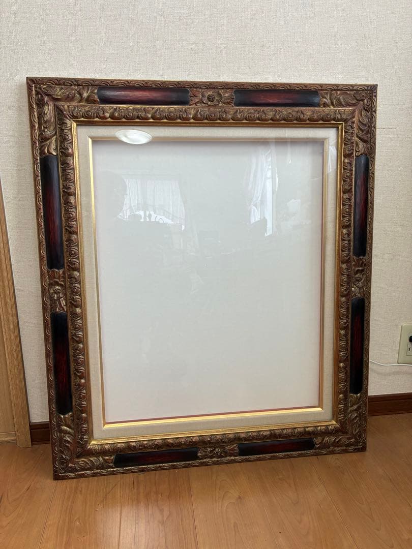 特大額縁　F15 ゴージャス手彫りの彫刻のアートフレーム