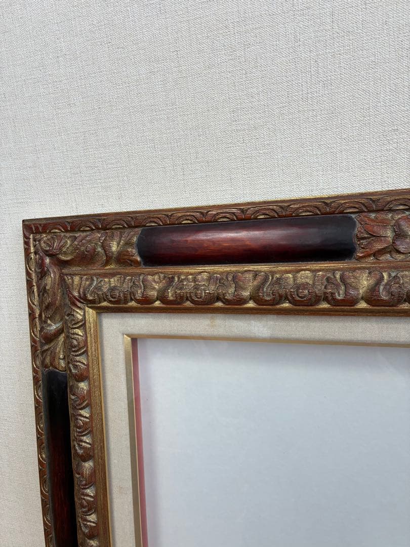 特大額縁　F15 ゴージャス手彫りの彫刻のアートフレーム