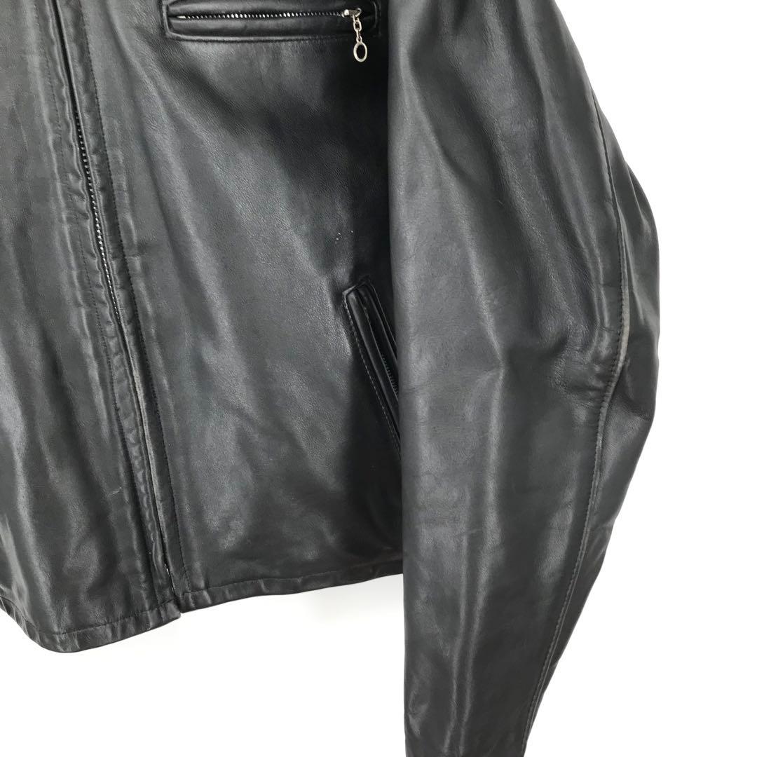 Schott 643　ライダースジャケット　42　ブラック　牛革