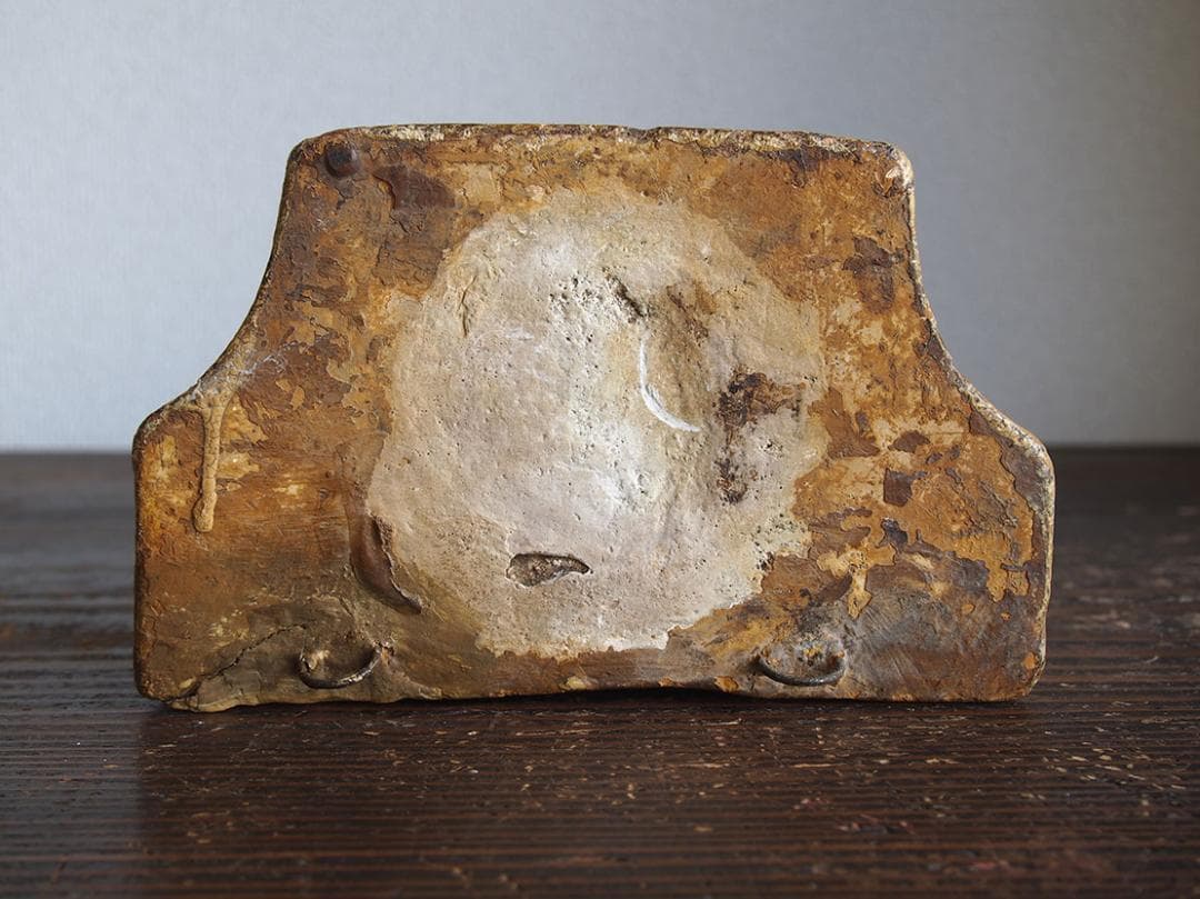 天使のコンソール 彫刻 ウォールシェルフ 家具部品 装飾 サルベージ/K355