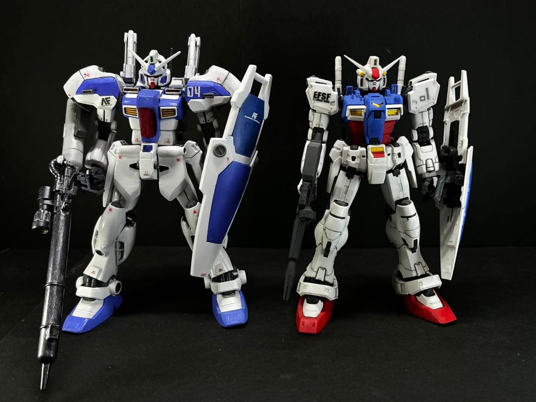 改造ガンプラ　塗装済み完成品　hg ガンダム試作4号機　GP04 ガーベラ