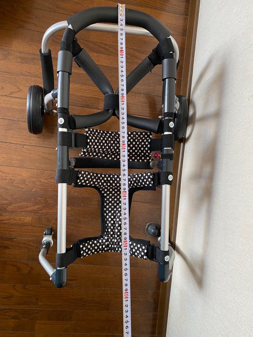 中型犬用車椅子　顎乗せ付き