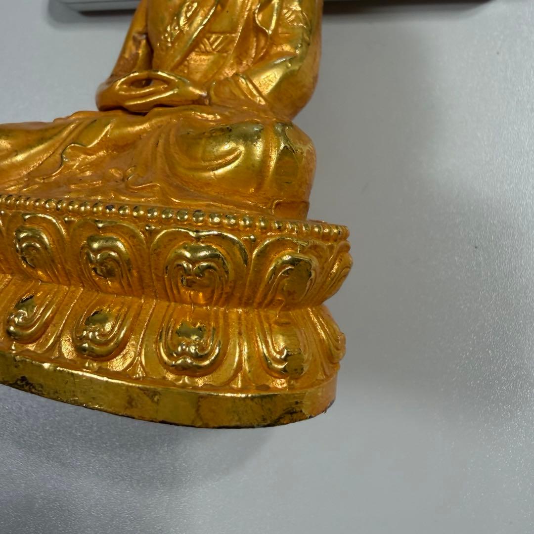 鎏金釈迦牟尼坐像　旧蔵