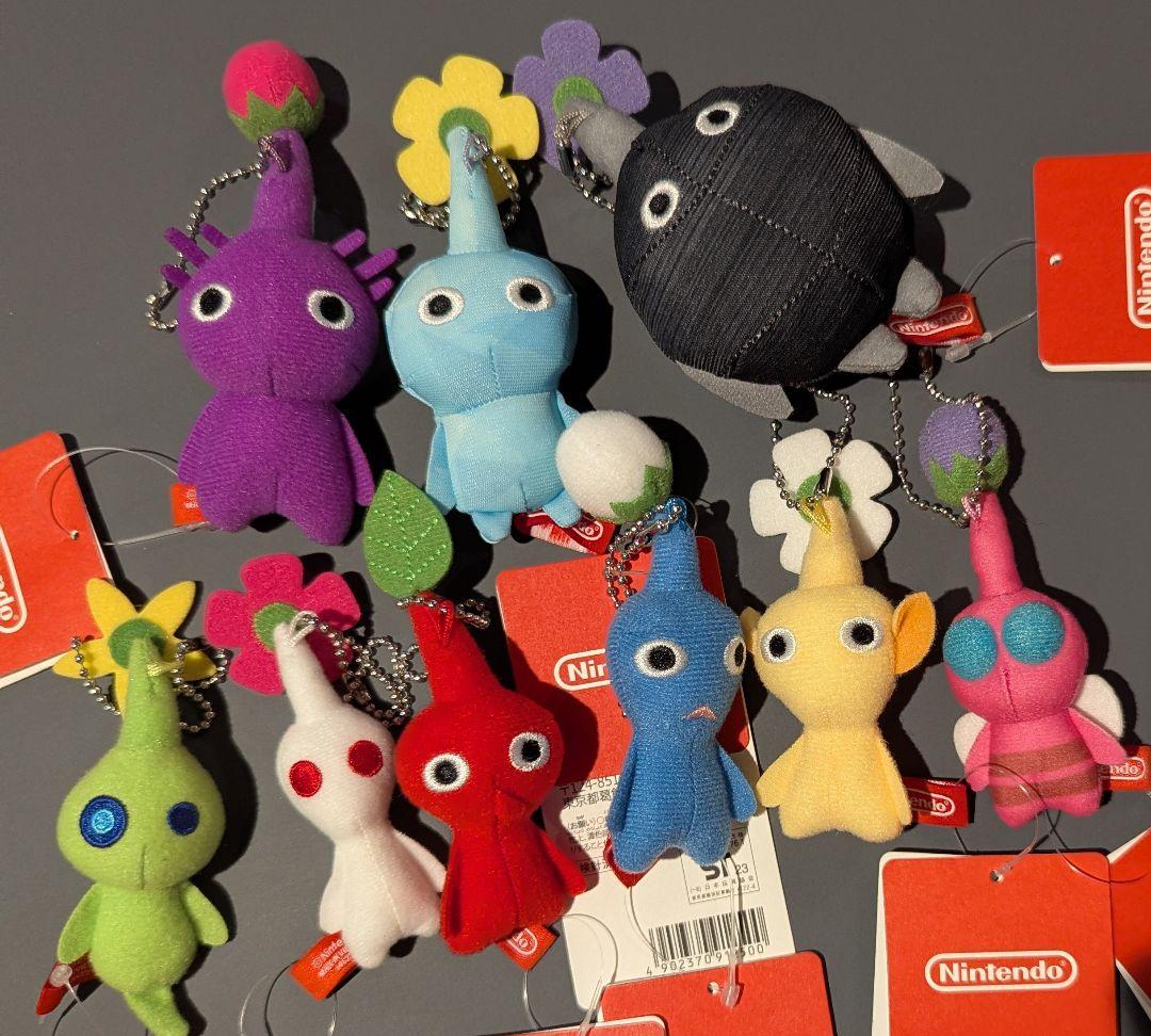 ピクミン マスコット ぬいぐるみ ボールチェーン 9種 がま口　チャッピー