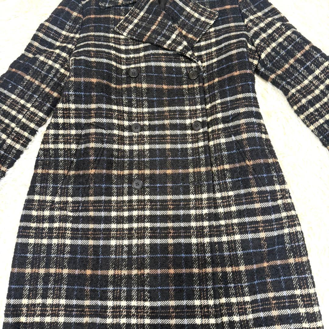 ポールスミス モヘヤxアルパカxウール オーバーサイズチェスターコート マキシ丈