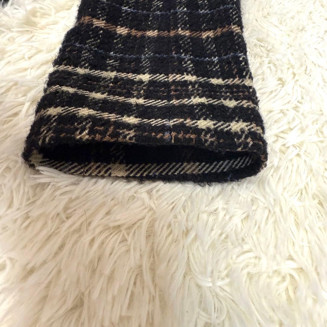 ポールスミス モヘヤxアルパカxウール オーバーサイズチェスターコート マキシ丈