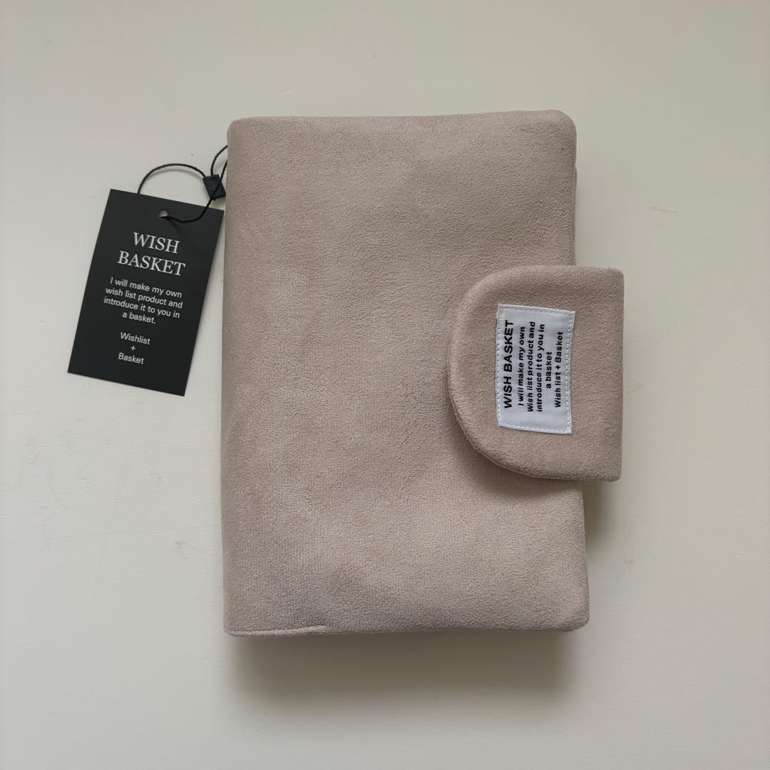 バインダーカバー　スエード　ミュートブラウン　A6 韓国　貯金