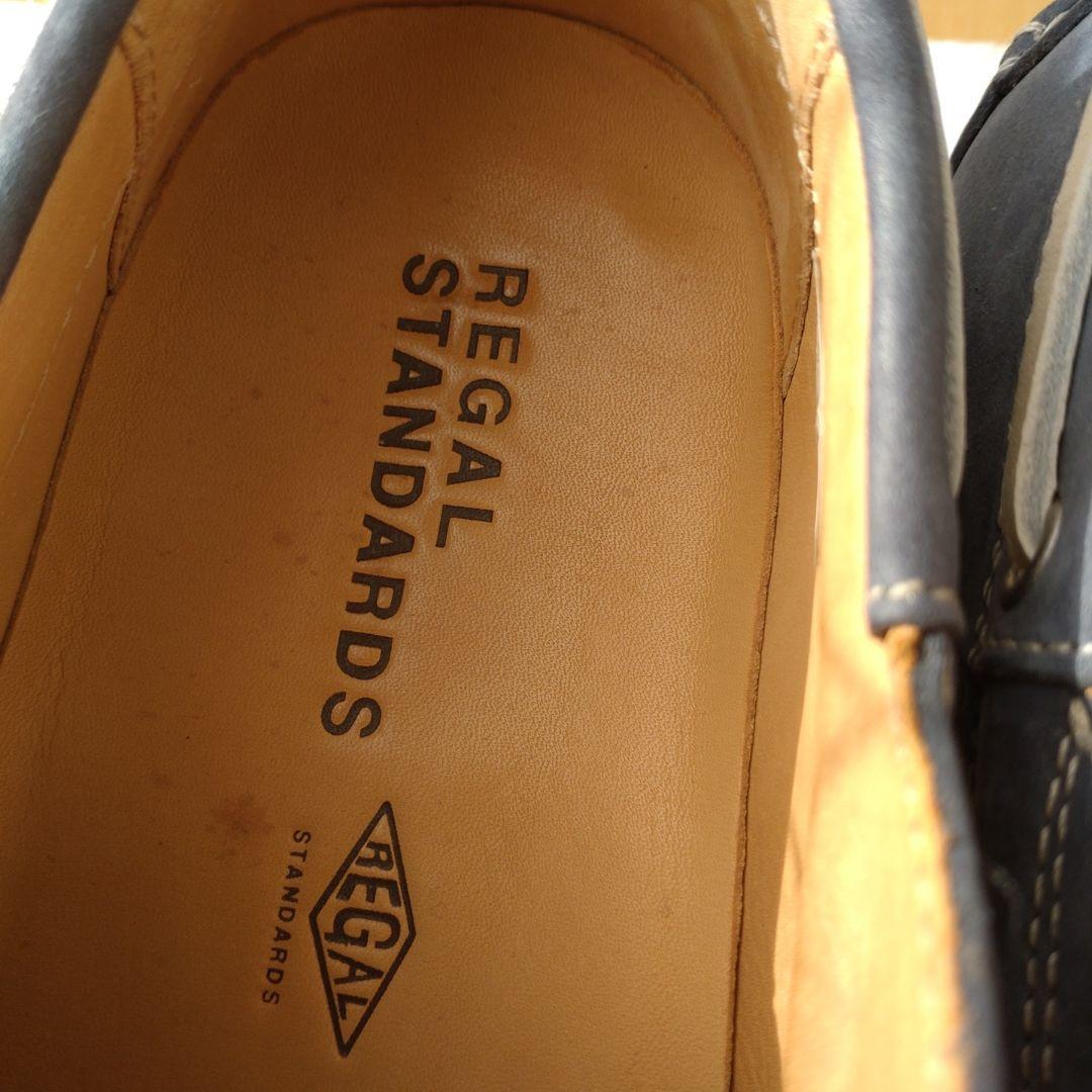 REGAL 　Mensブルーグレー デッキシューズ