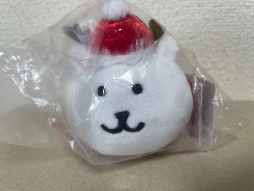 自分ツッコミくま　ごろごろぬいぐるみS くまサンタ