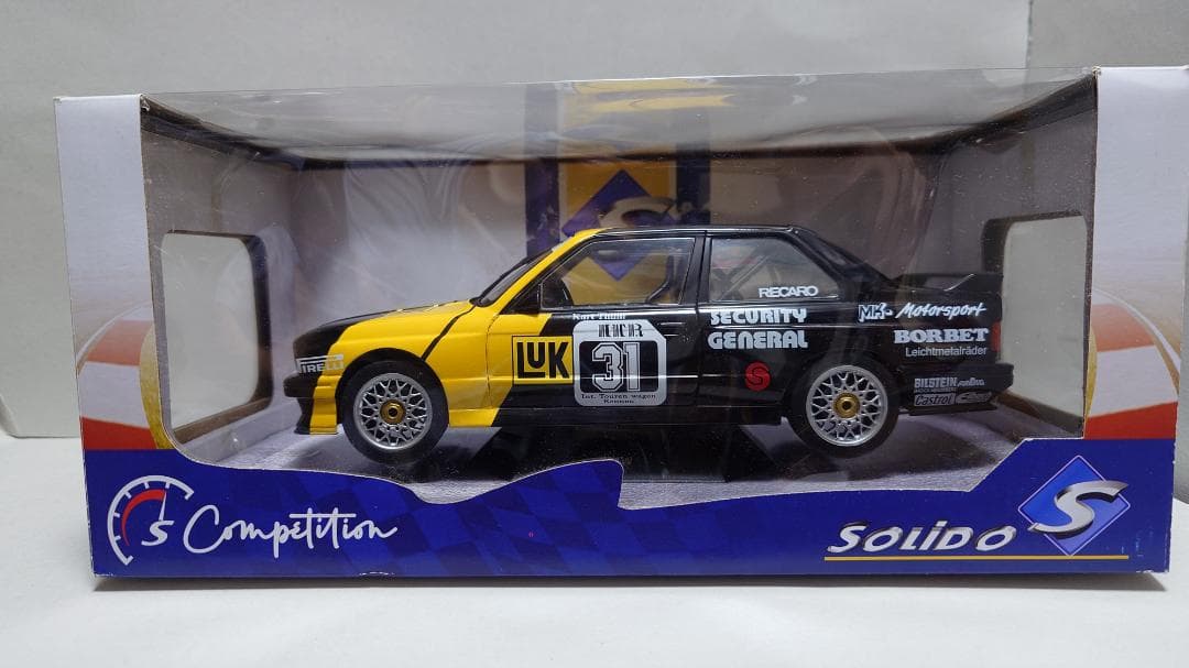 ソリッド SOLIDO E30 BMW M3 LUK DTM 1988 １/18