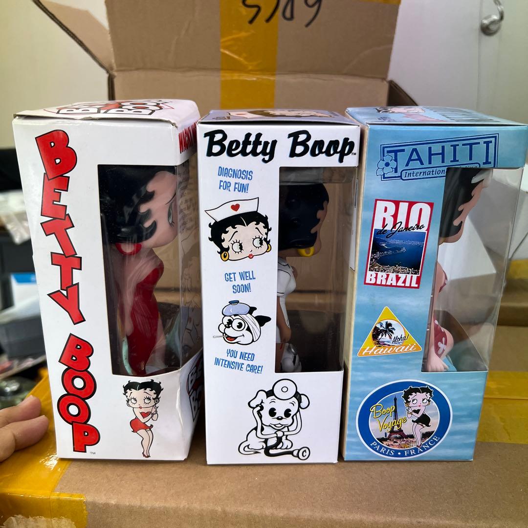 リ*ん様 Betty Boop Wacky Wobbler 3体セット