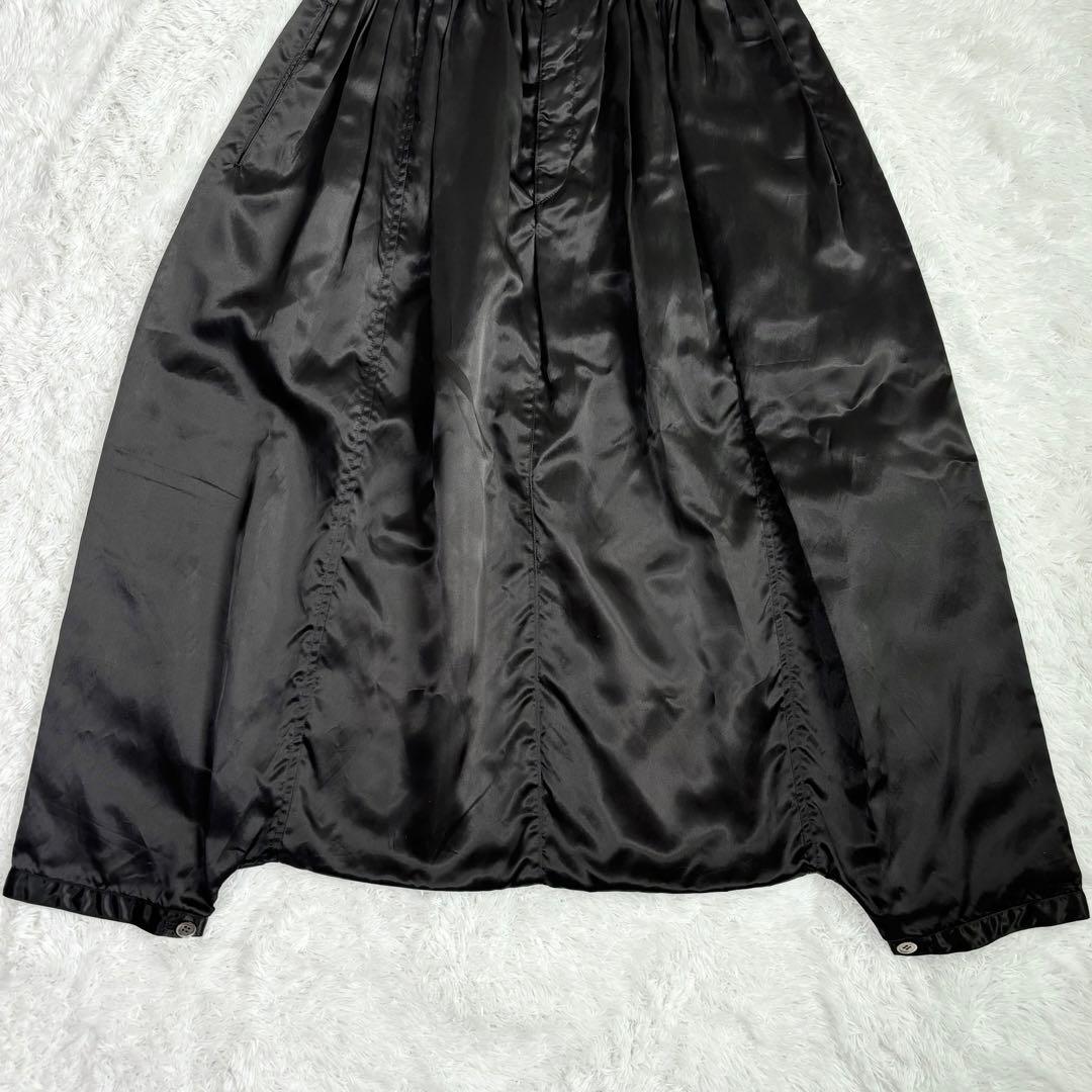 美品✨COMME des GARCONS サテンサルエルパンツ　ワイド