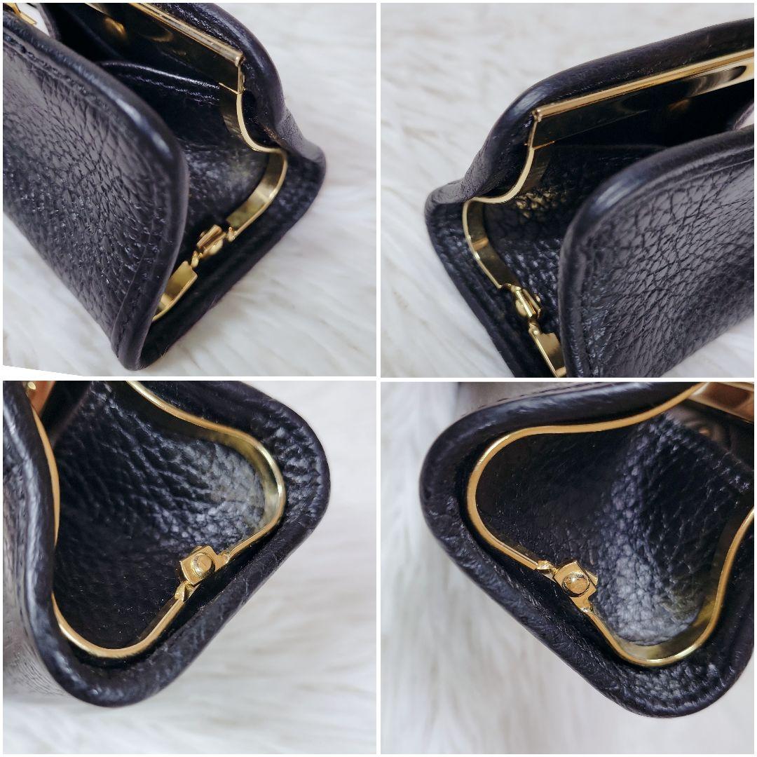 美品✨クリスチャン ディオール Dior ケース 小物入れ がま口 シボ革