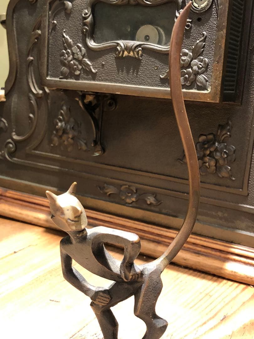 アンティーク　デビル　悪魔　ミッドセンチュリー　インダストリアル　スカルプチュア