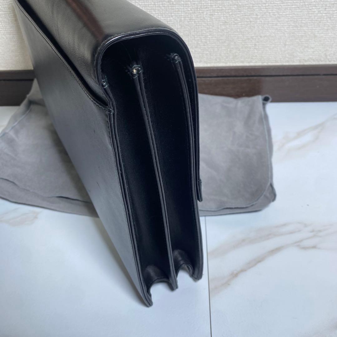 希少⭐︎ダンヒル 自立型ビジネスバッグ ブリーフケース オールレザー 布袋付き