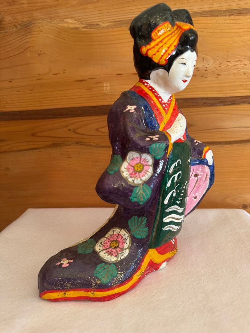 中野土人形 西原家 花魁 立ヶ花人形 郷土玩具 民藝 伝統文化 芸術 長野