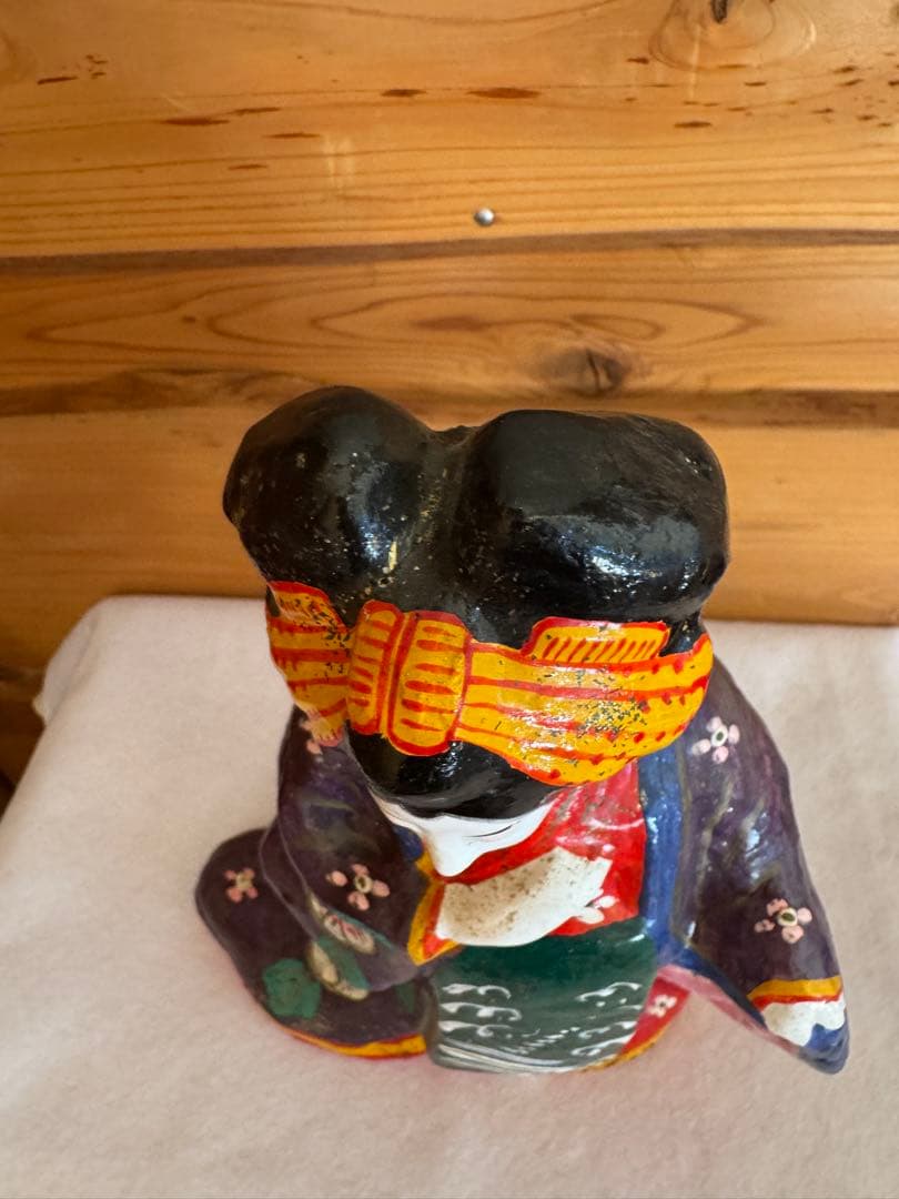 中野土人形 西原家 花魁 立ヶ花人形 郷土玩具 民藝 伝統文化 芸術 長野