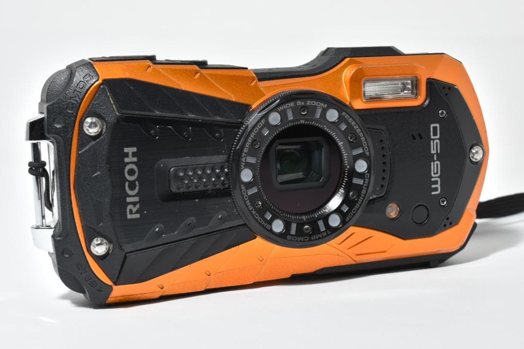 【美品】RICOH WG-50 オレンジ　動作確認済