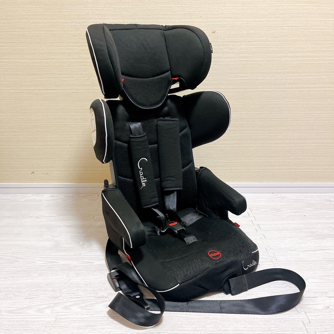クレイドル オーカモバイルシート ジュニアシート ブラック isofix