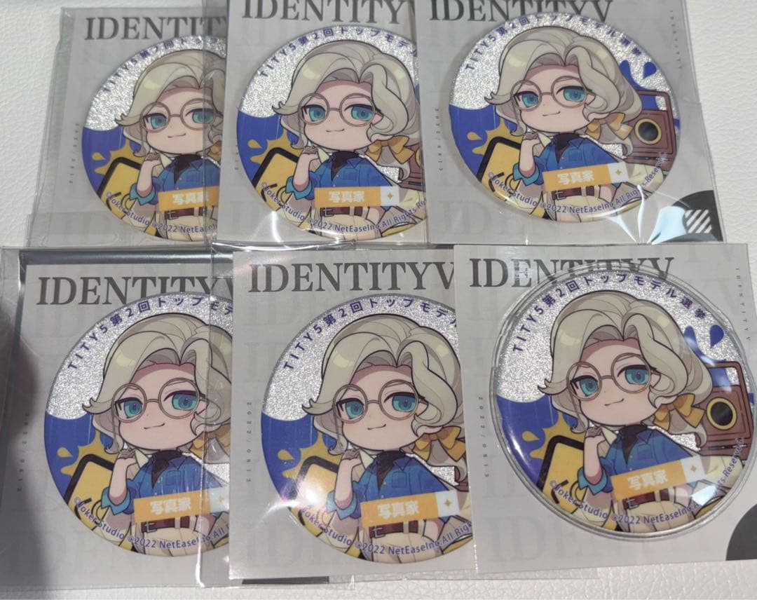 第五人 identityV 夏コミ C100缶バッジ　写真家ジョゼフ
