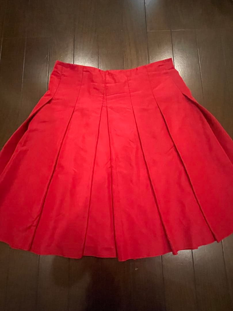 プラダ　PRADA フレアスカート プリーツ　40