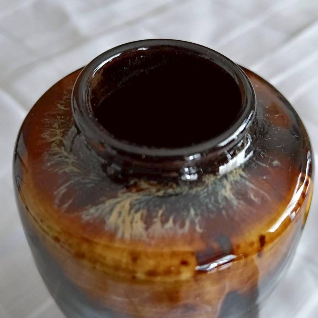 肩衝茶入　桶谷定一(作) 共箱