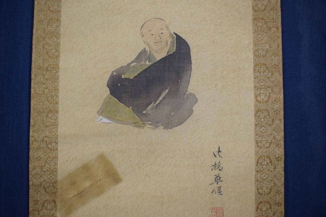 作者不詳/芭蕉/嵐雪/其角/三幅対/掛軸☆宝船☆Y-215　JM