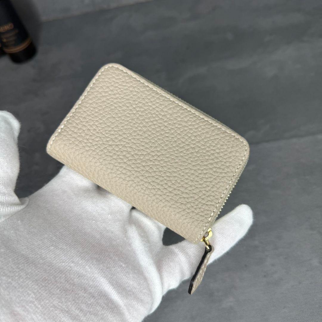 【未使用級】BONAVENTURA ラウンドジップ ケース キーリング付き