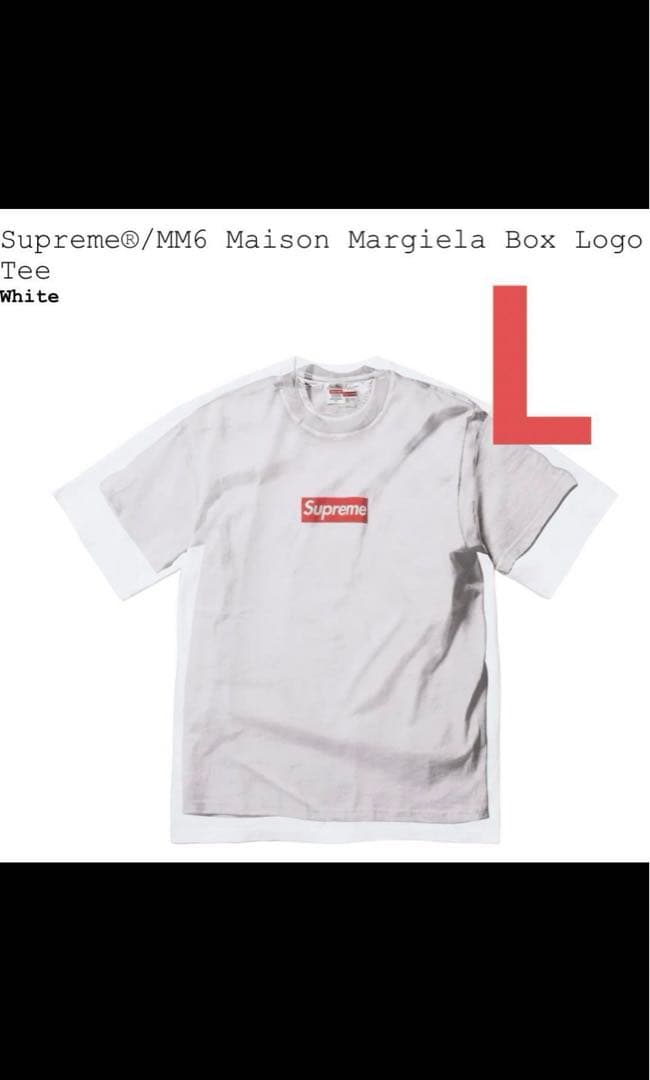 トップス supreme x MM6 Maison Margiela box logo T