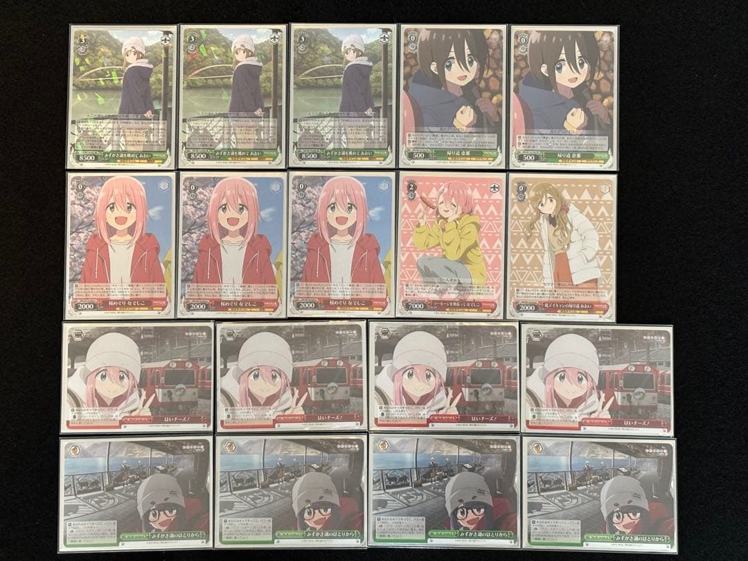 ヴァイスシュヴァルツ　ゆるキャン△　扉宝デッキ（先行後攻マーカー付き）