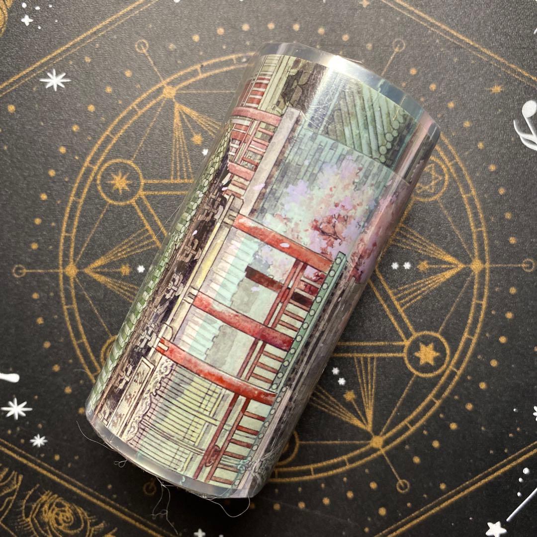 【8529】海外　マステ　5m巻売　PETマスキングテープ