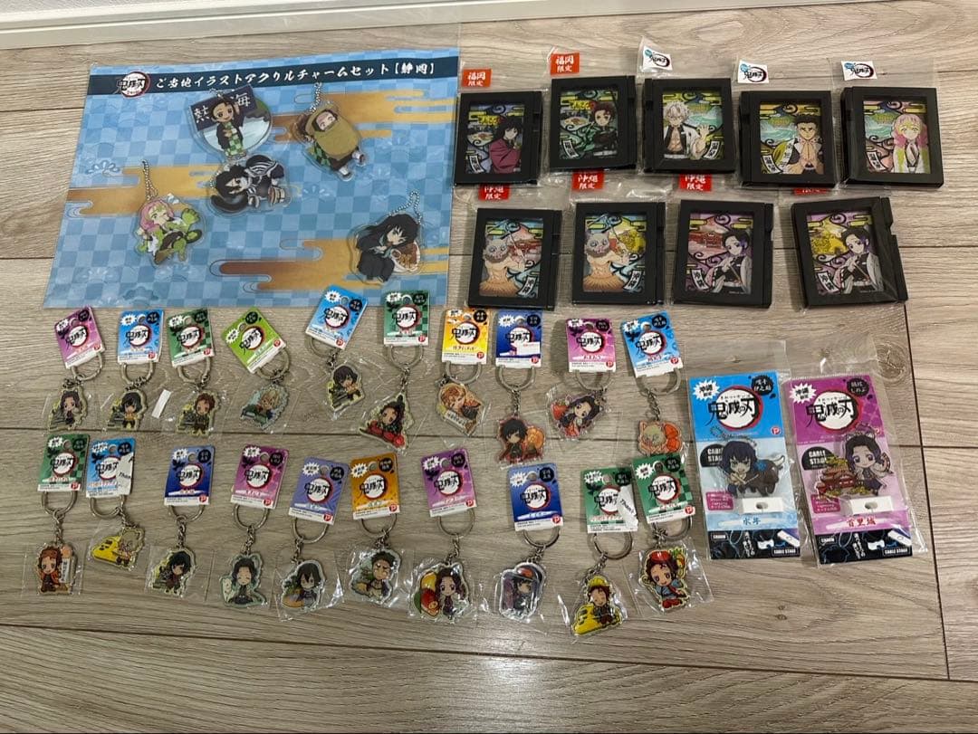 鬼滅の刃 全集中展 静岡会場限定 アクリルチャーム 日本限定ご当地 キーホルダー