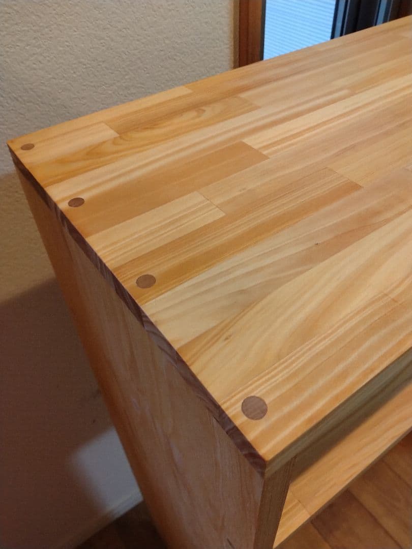 木製　ハンドメイド　オーダー　コの字　キヌカ　棚　シェルフ　ラック　水槽台