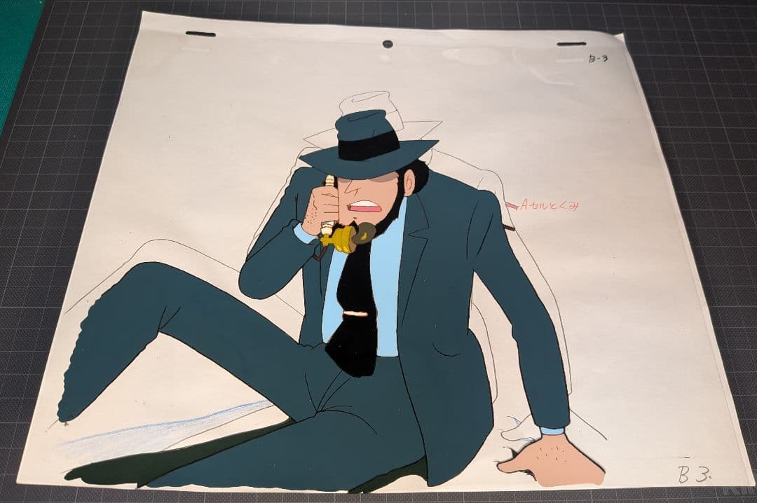 当時物 ルパン三世 アニメーション原画 次元大介 石川五エ門 貴重品