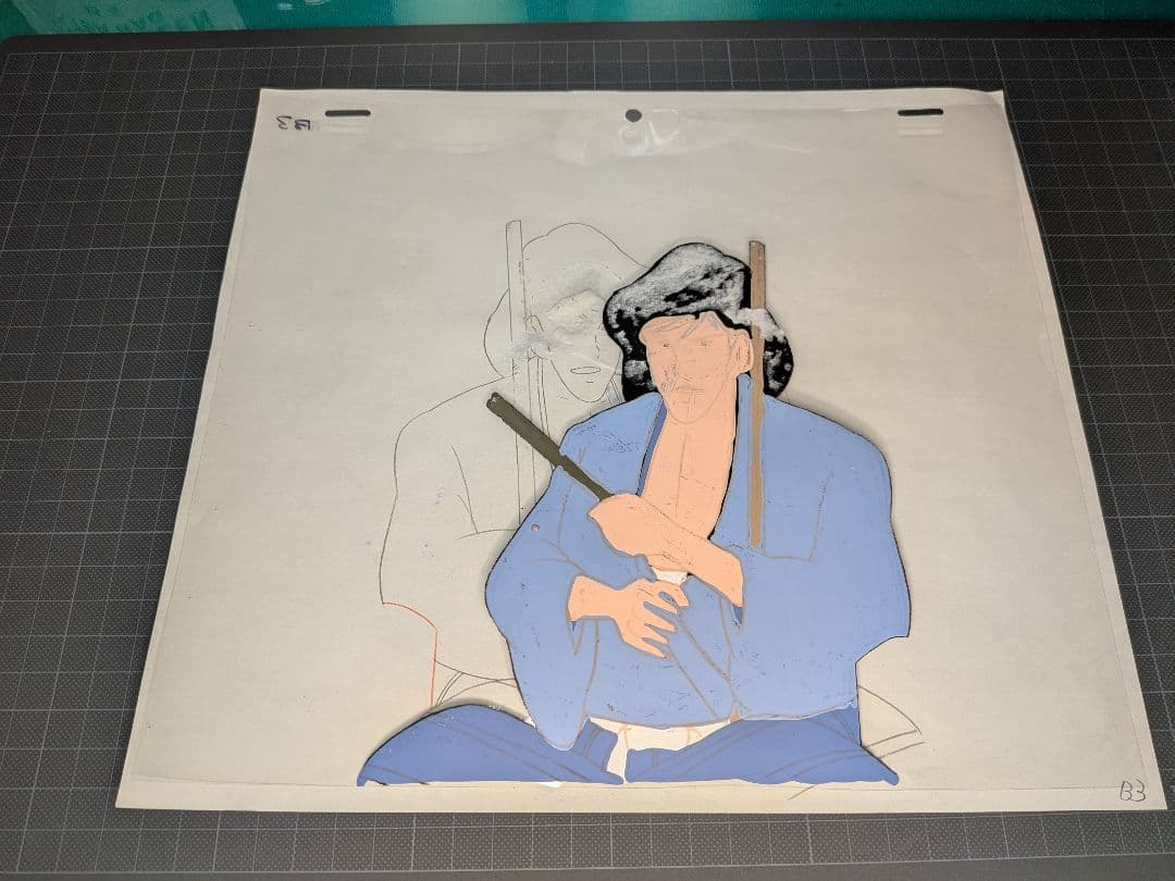 当時物 ルパン三世 アニメーション原画 次元大介 石川五エ門 貴重品