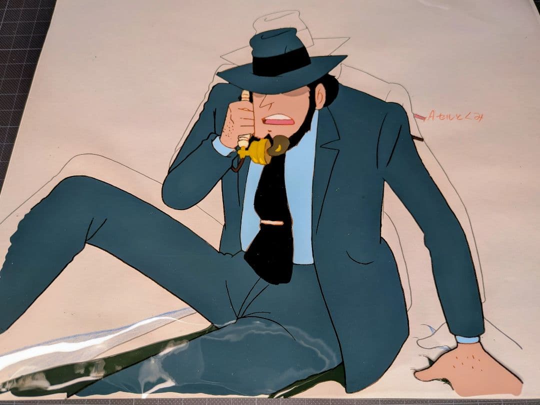 当時物 ルパン三世 アニメーション原画 次元大介 石川五エ門 貴重品