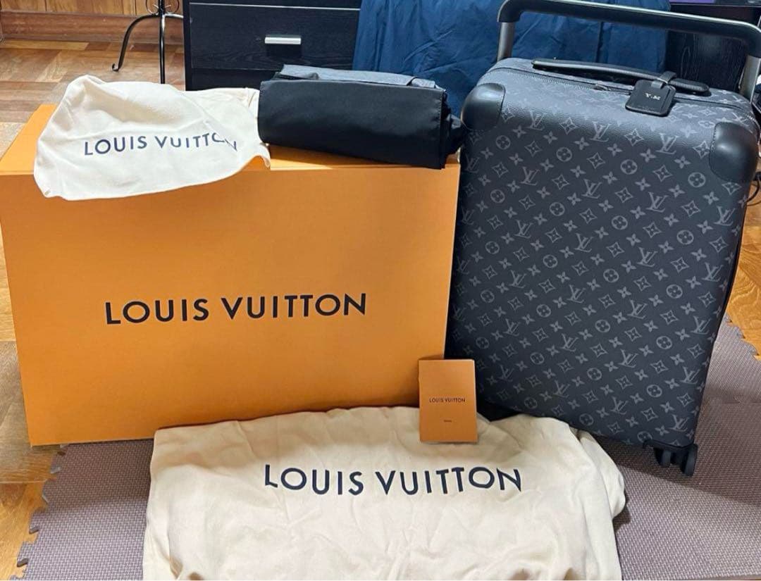 新品、未使用ルイヴィトンホライゾン55　キャリーケース雨カバー付き