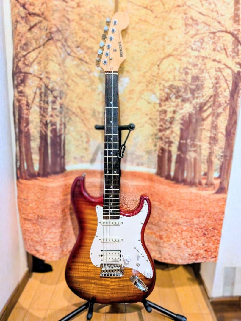 サンバースト エレキギター