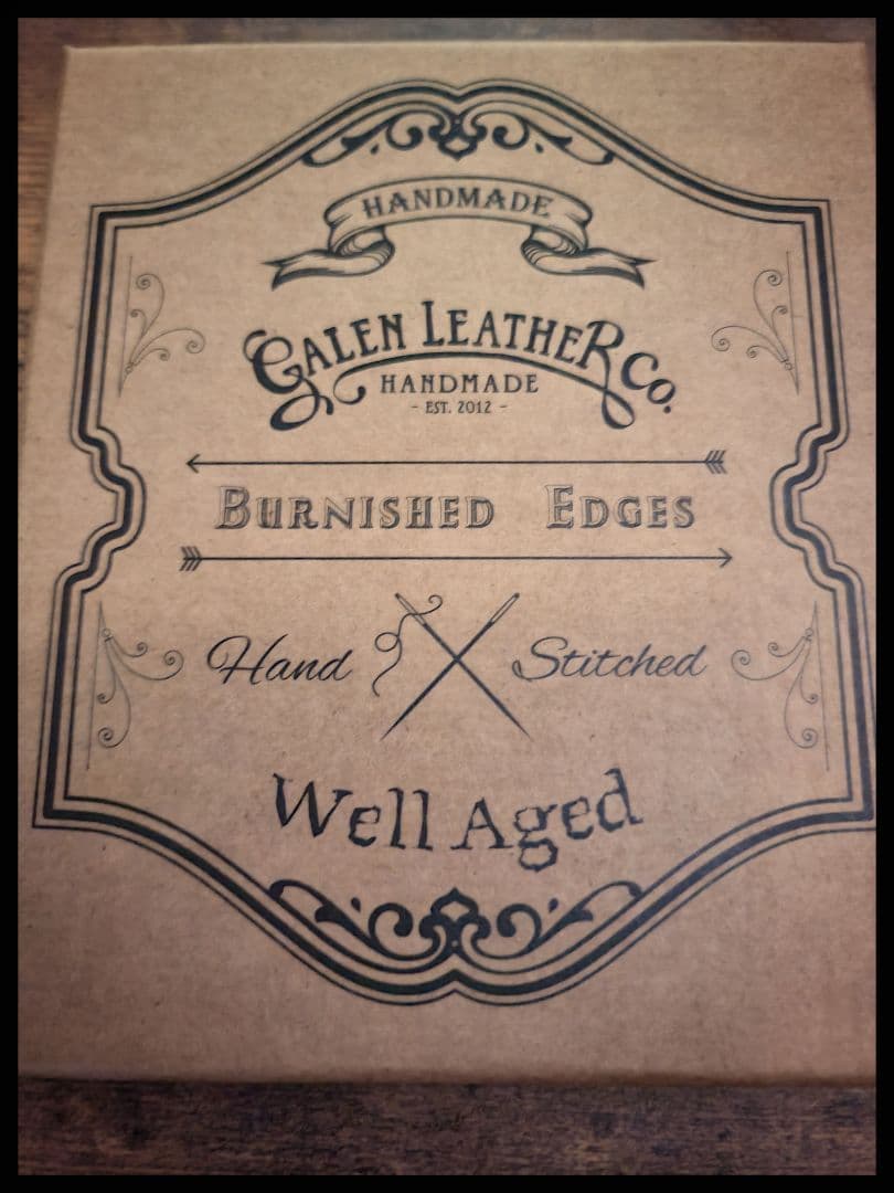 ガレンレザー　クレイジーホースブラウン　10スロットペンケース①