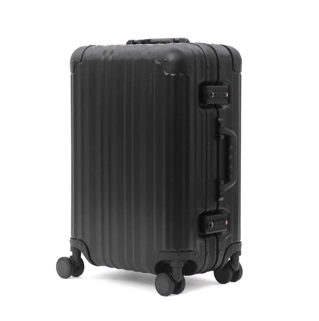 新品未使用　リカルド　アルミニウム　スーツケース　マットブラック20インチ40ℓ