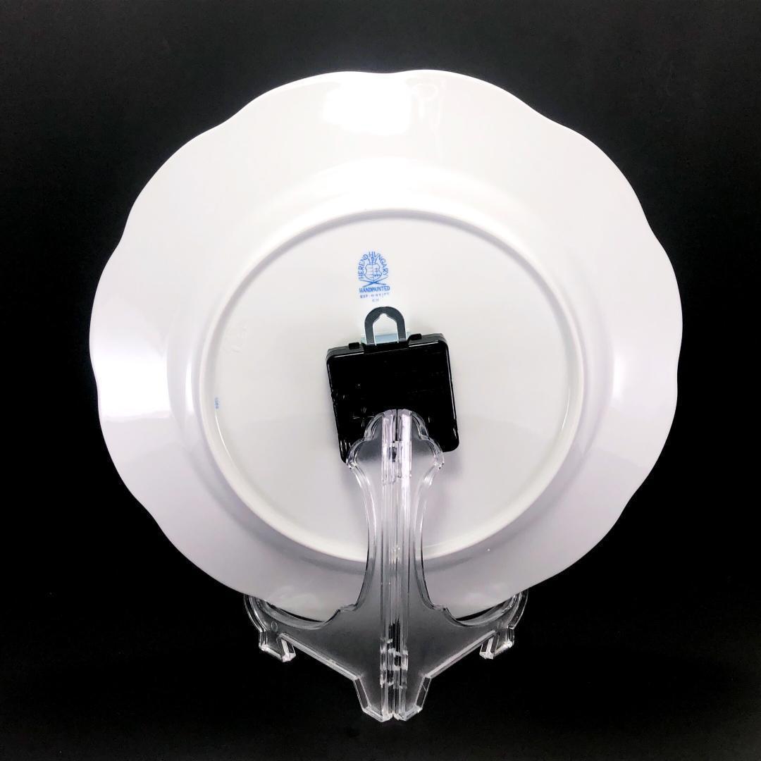 【未使用・箱付き】ヘレンド／インドの華 ウォールクロック 金彩