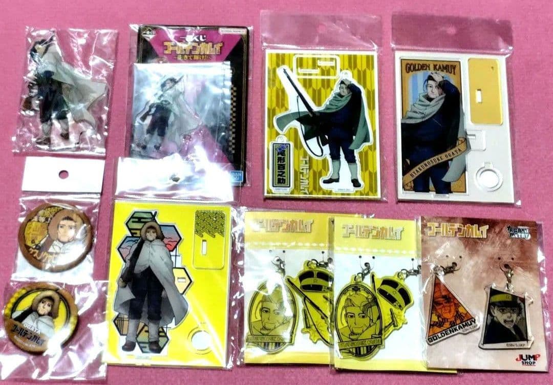 【10点セット】ゴールデンカムイアクリメトリー アクリルスタンド 尾形百之助杉元