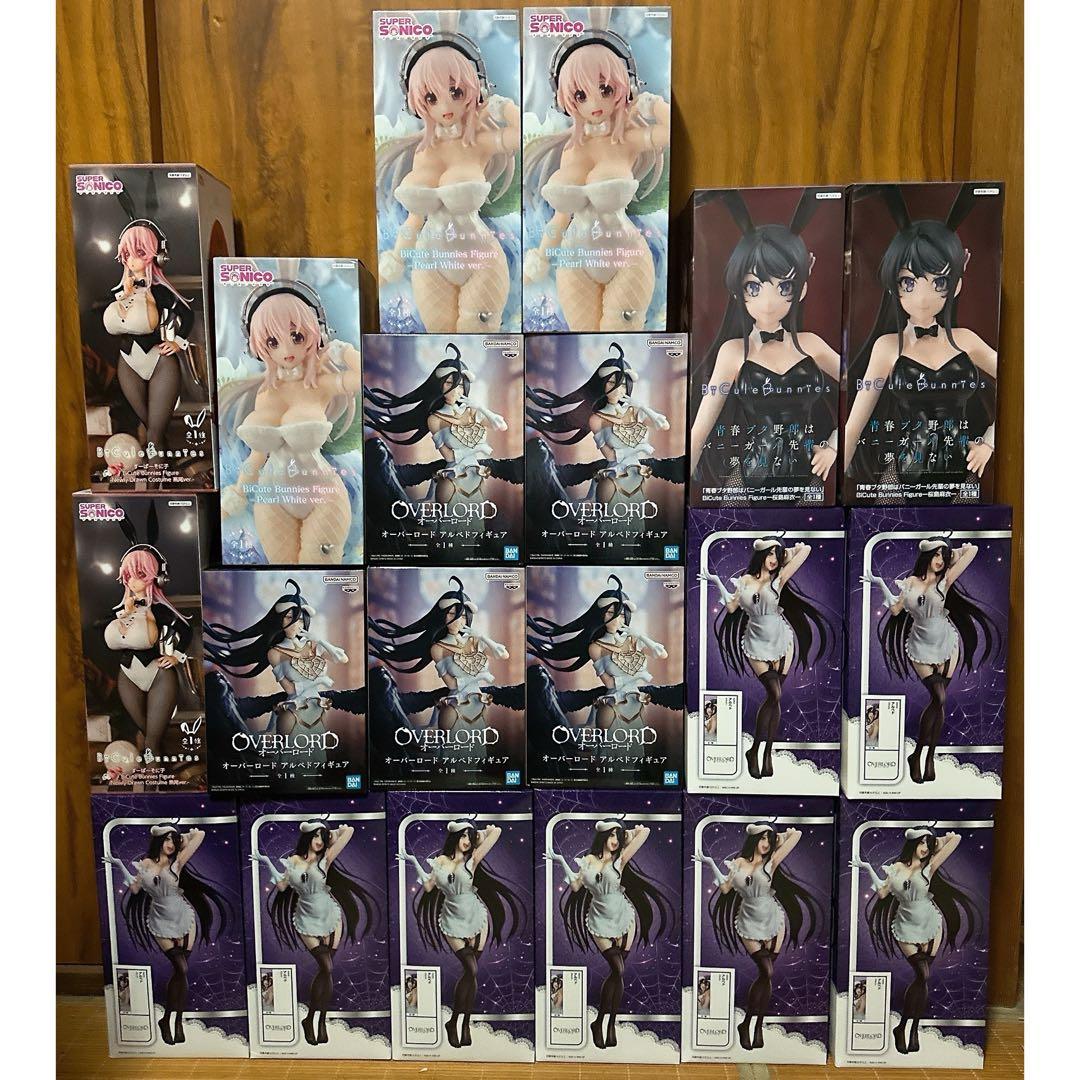 美少女 バニー Bunnies すーぱーそに子 アルベド フィギュア 20体